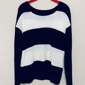 Black and White sweater! Size Large!